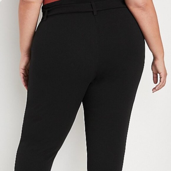 Belle Sky Belted Paper Bag Trousers - Picture 3 of 11